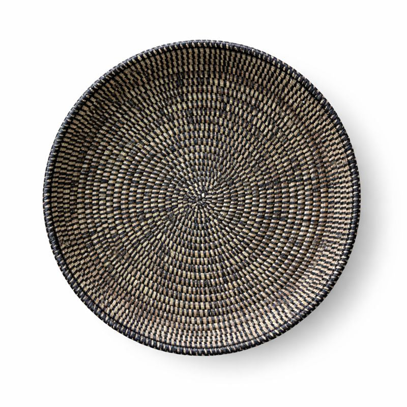 Brødkurv / serveringsbakke. Sort, tre størrelser. Fair Trade, Senegal