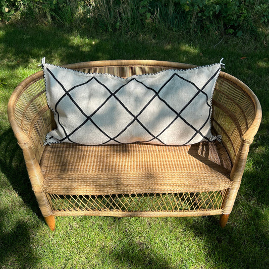 Double cushions in wool, from Morocco