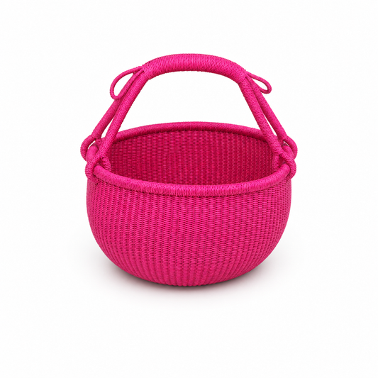 Bolga basket. Pink