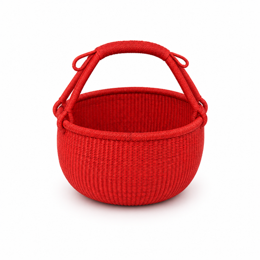 Bolga basket. Red