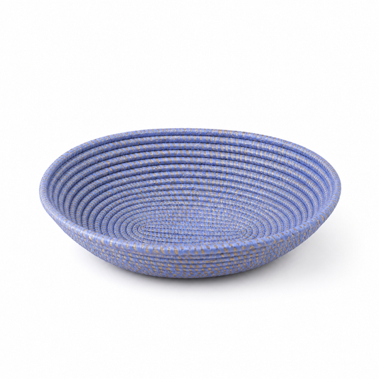 Brødkurv, babyblå. Oval