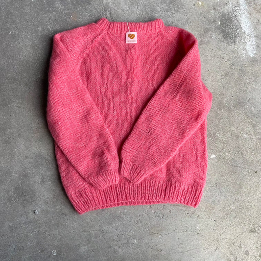 Coffee Beanies, Alpaka uld sweater, pale coral, Burundi