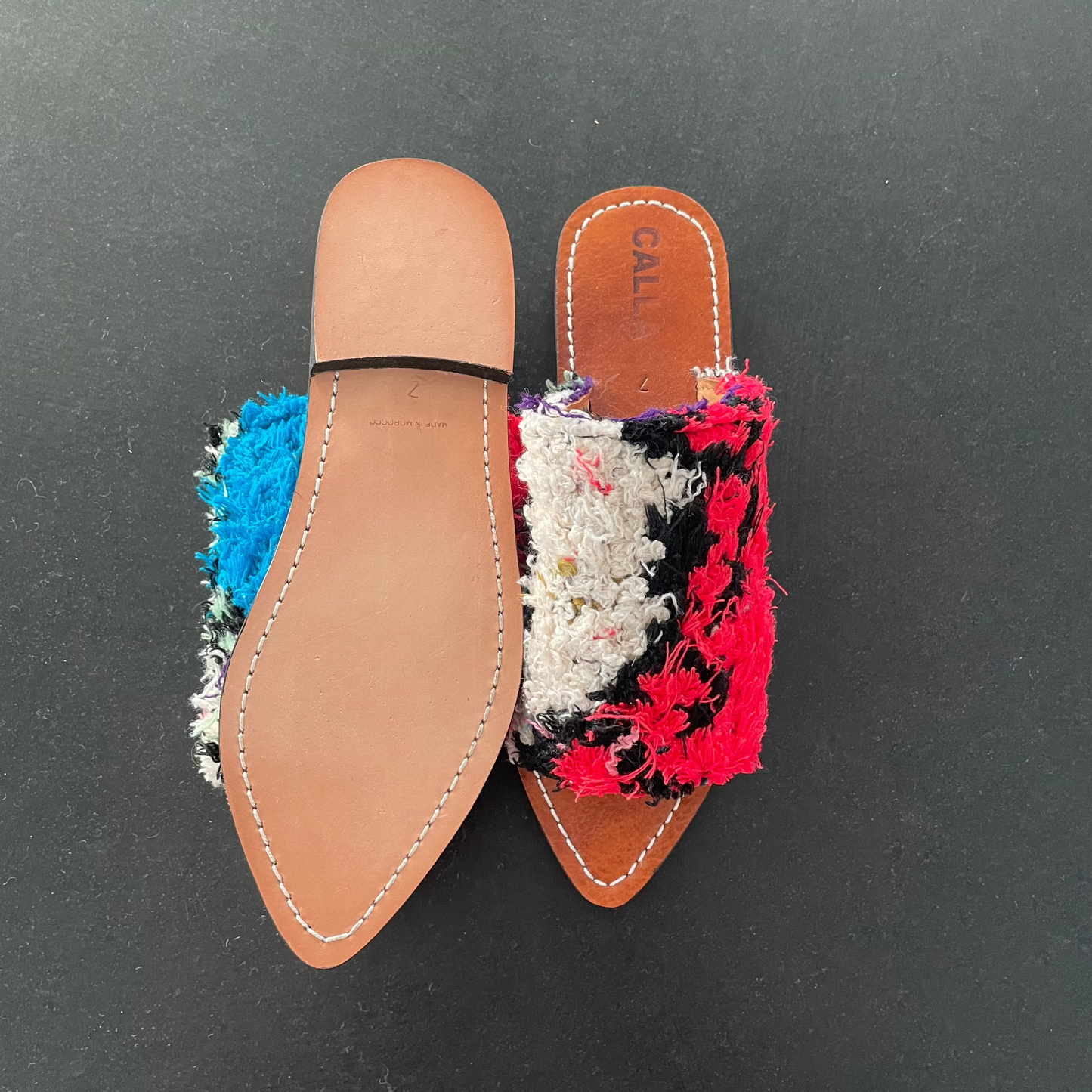 Babouche slippers, str. 37 fra Marokko