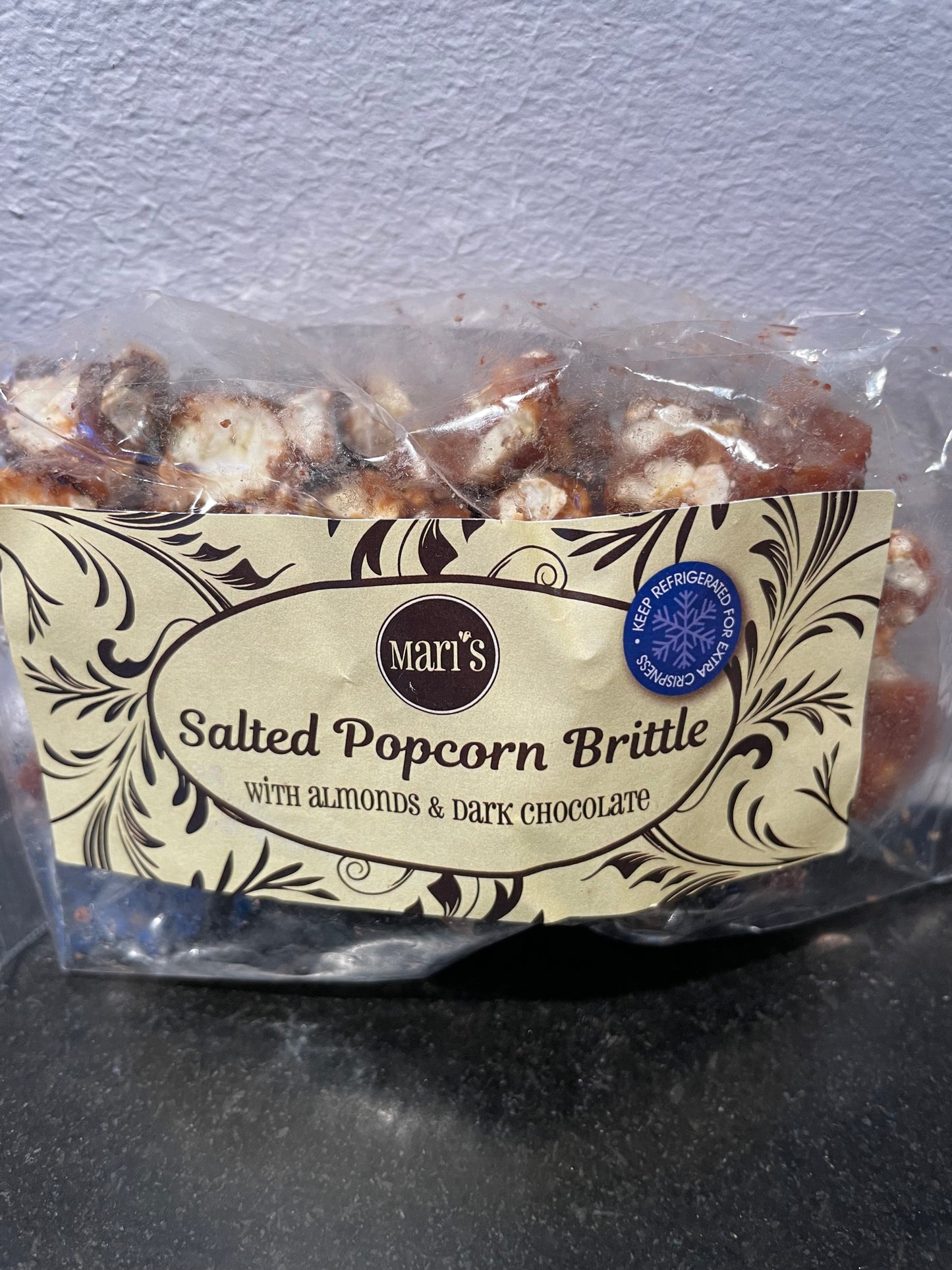 Chocolate Popcorn Brittle, handmade from South Africa