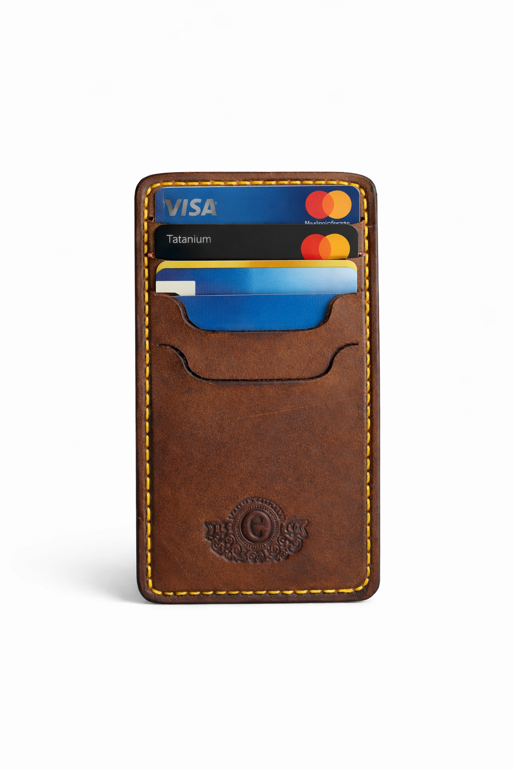 Pung til otte kreditkort i læder, Sydafrika