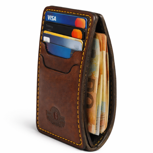 Pung til otte kreditkort i læder, Sydafrika