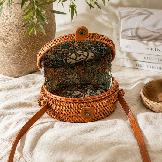 Rattan Shoulder Bag