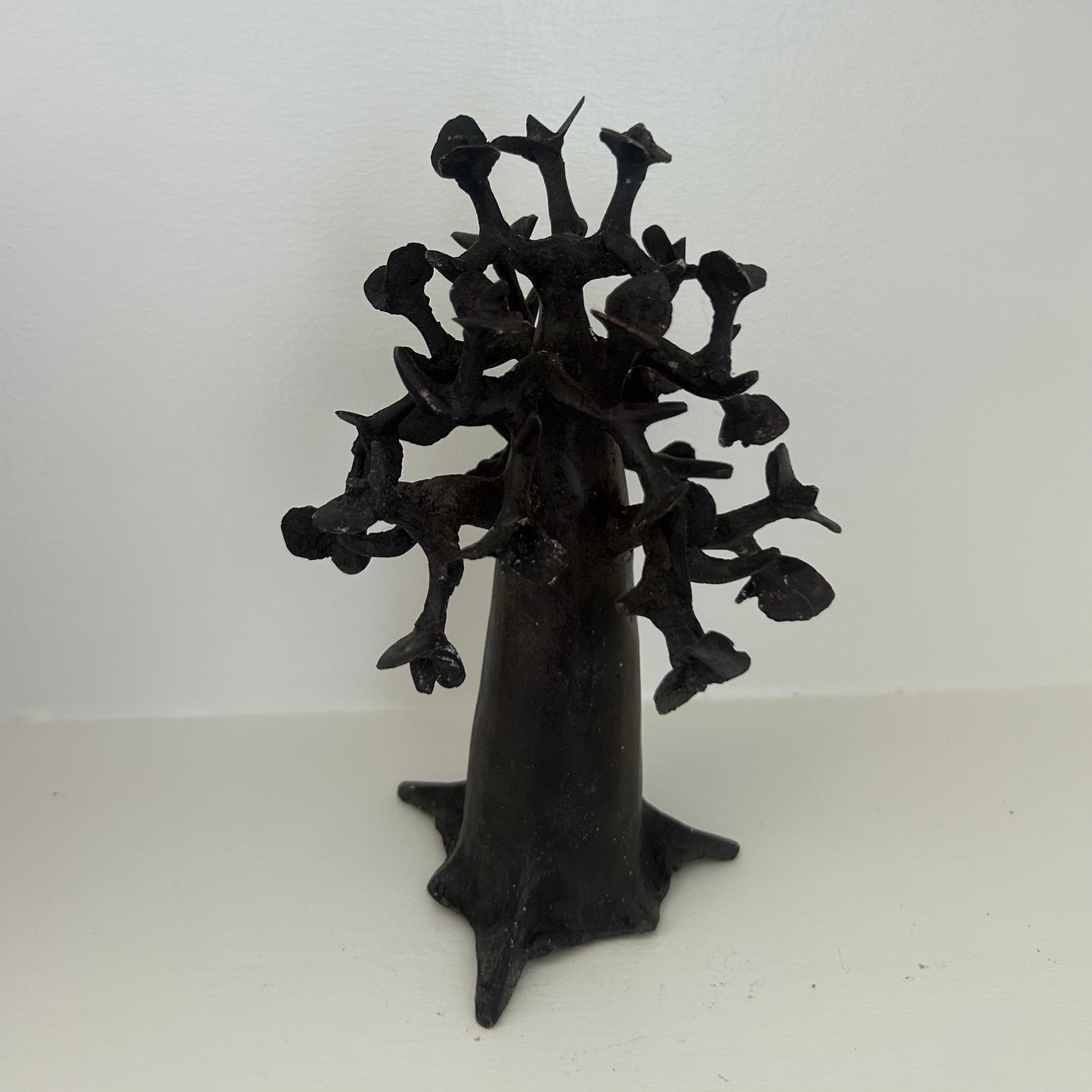 Brass art, Baobab tree in recycled brass. Made Fair Trade in Burkina Faso