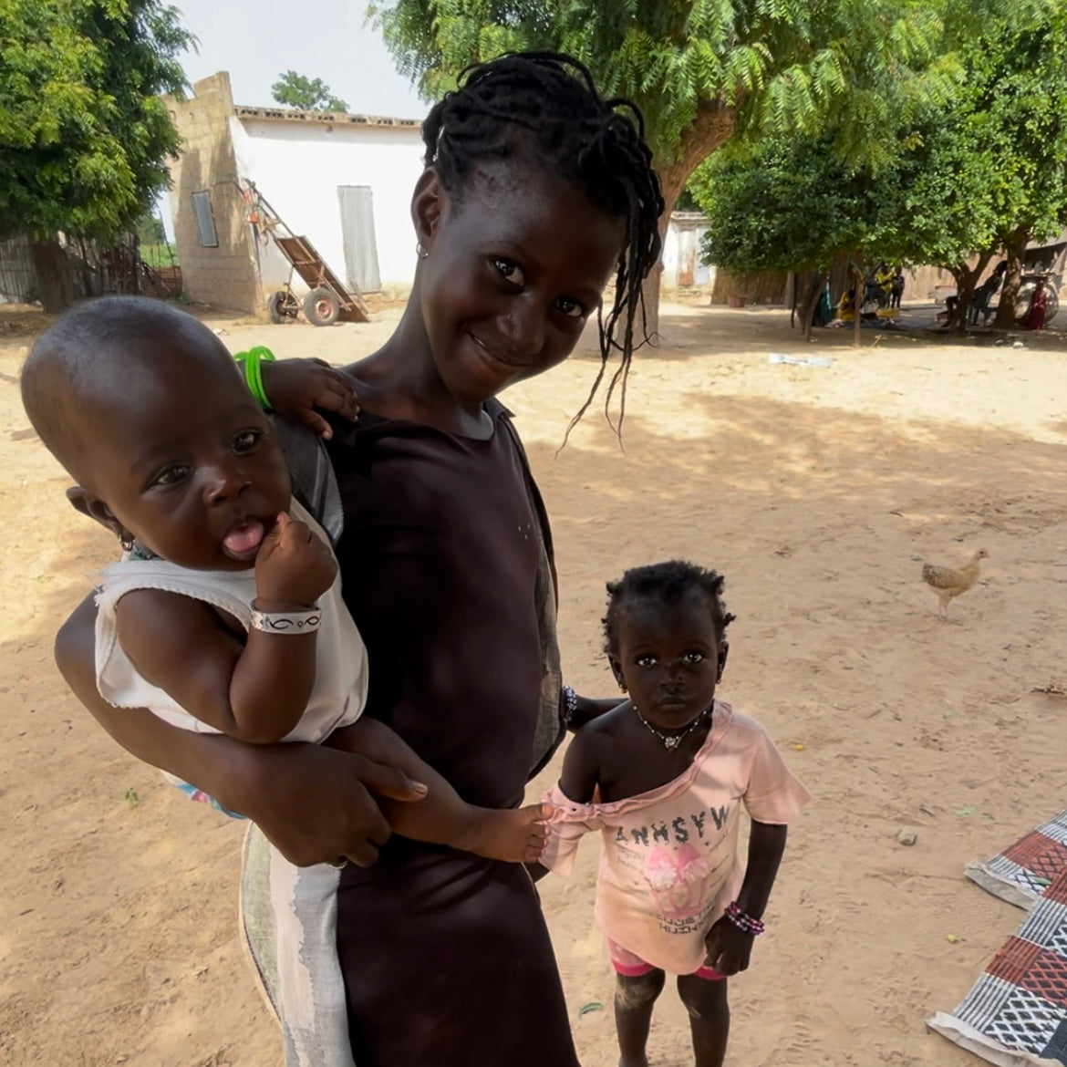 Bakke i organic. Stor. Håndvævet. Fair Trade fra Senegal