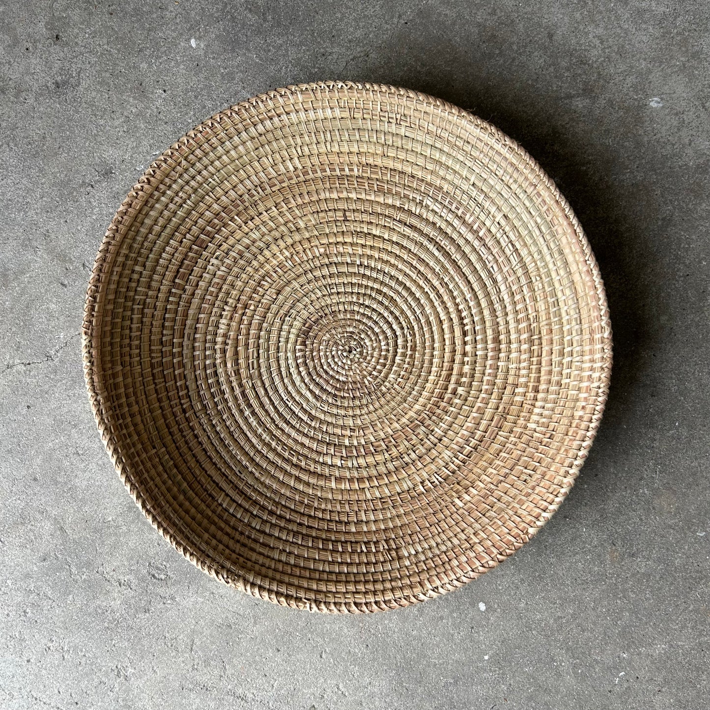 Tray in organic. Great. Handwoven. Fair Trade from Senegal