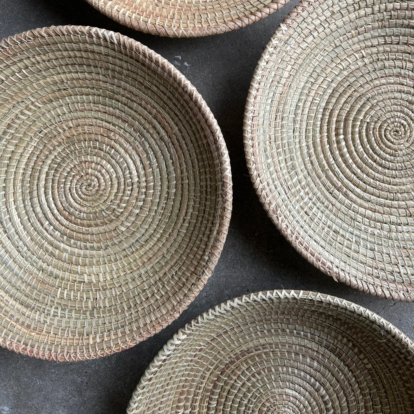 Tray in organic. Great. Handwoven. Fair Trade from Senegal