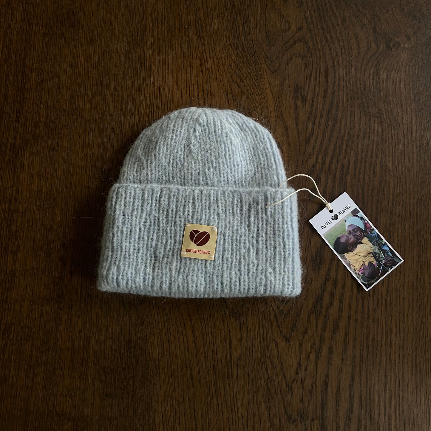 Coffee Beanies, Alpaca wool hat, multiple colors, Burundi