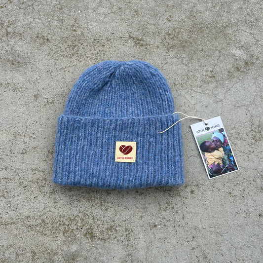 Coffee Beanies, Alpaca wool hat, multiple colors, Burundi