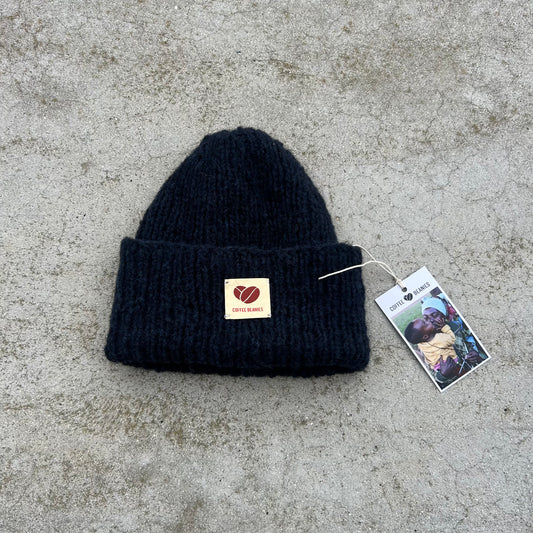 Coffee Beanies, Alpaca wool hat, multiple colors, Burundi