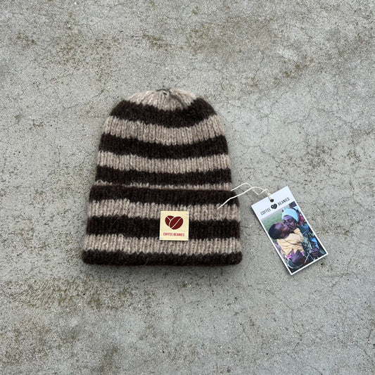 Coffee Beanies, Alpaca wool hat, multiple colors, Burundi