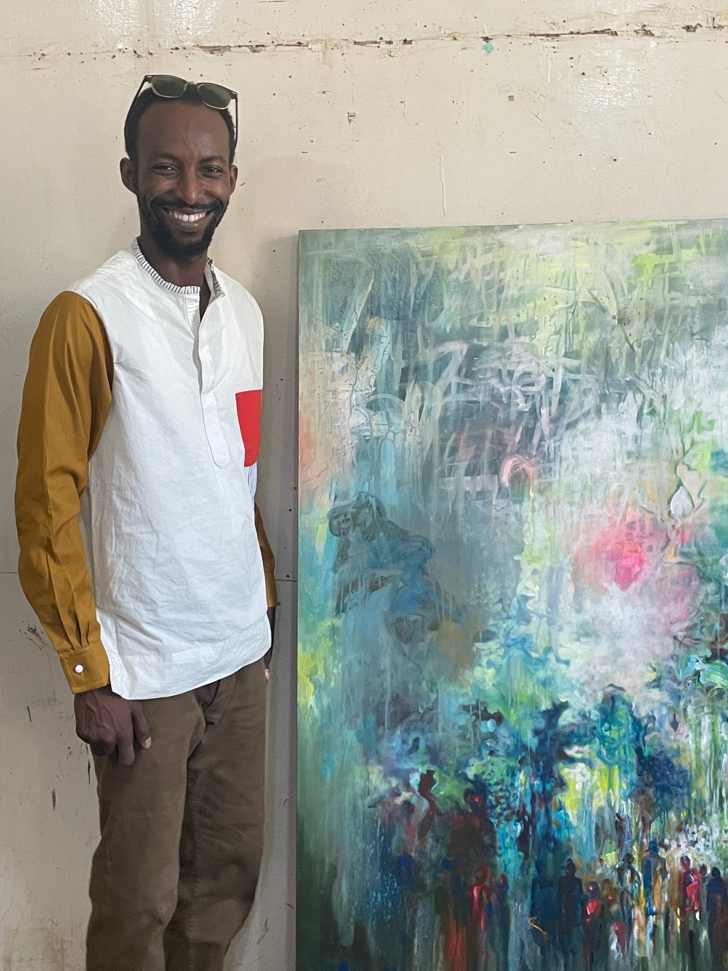 Maleri af M. Baba Ly, Senegal