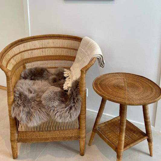 Malawi cane chair, handwoven in rattan and bamboo. Sustainable and Fair Trade from Malawi