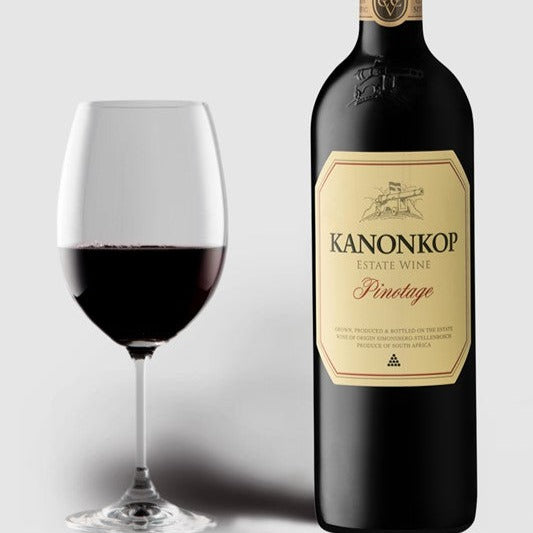 Red wine, Kanonkop Estate Pinotage 2019 from South Africa