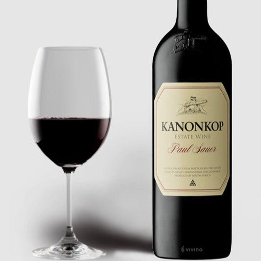 Red wine, Kanonkop Estate Wine, Poul Sauer 2020 from South Africa