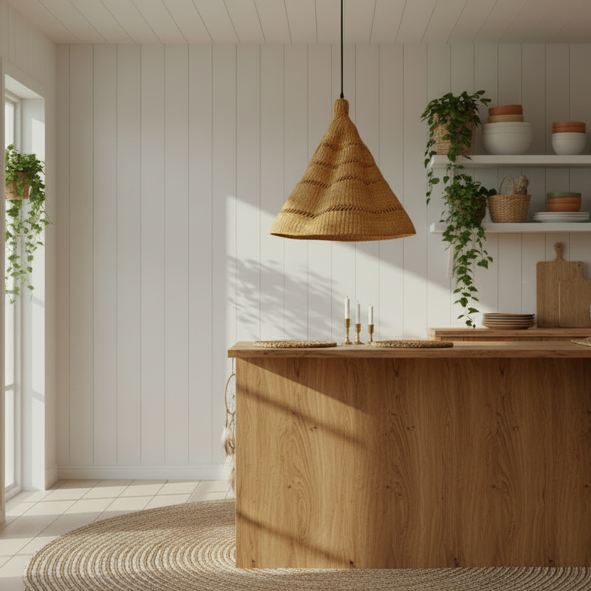 Lampeskærm, Fair Trade, Ghana