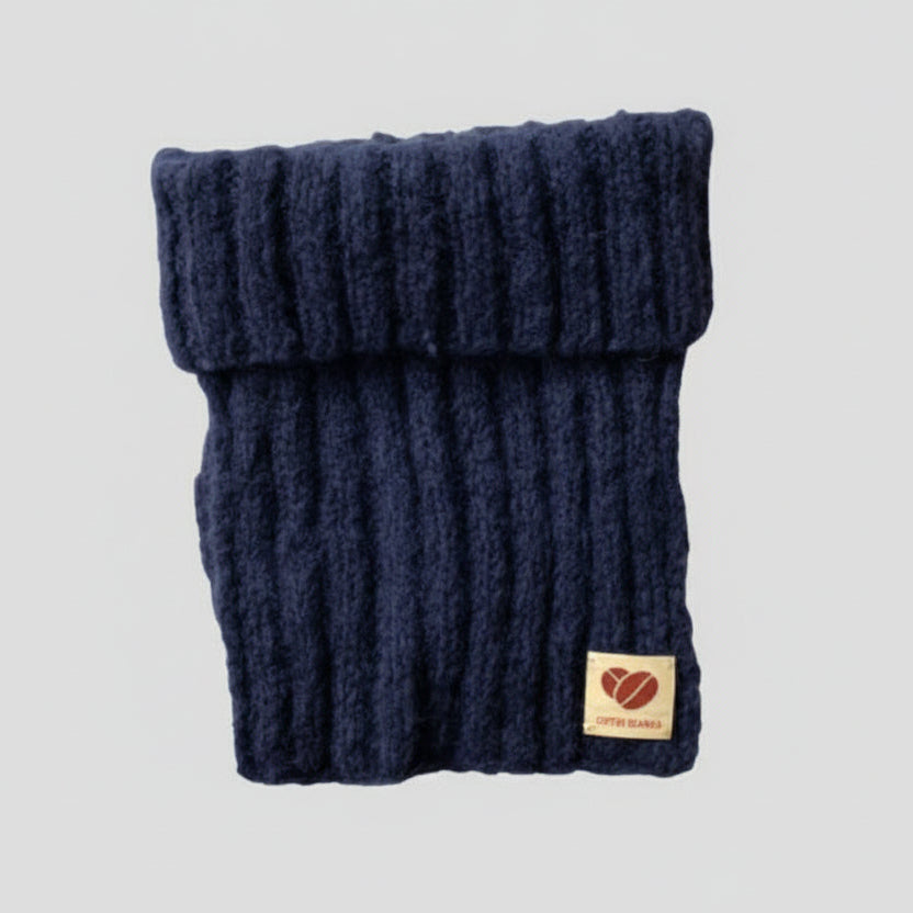 Tube i alpaka-uldblanding, blå, Burundi