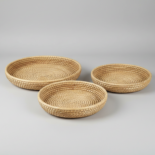 Bread tray, organic. Handwoven. Fair Trade from Senegal