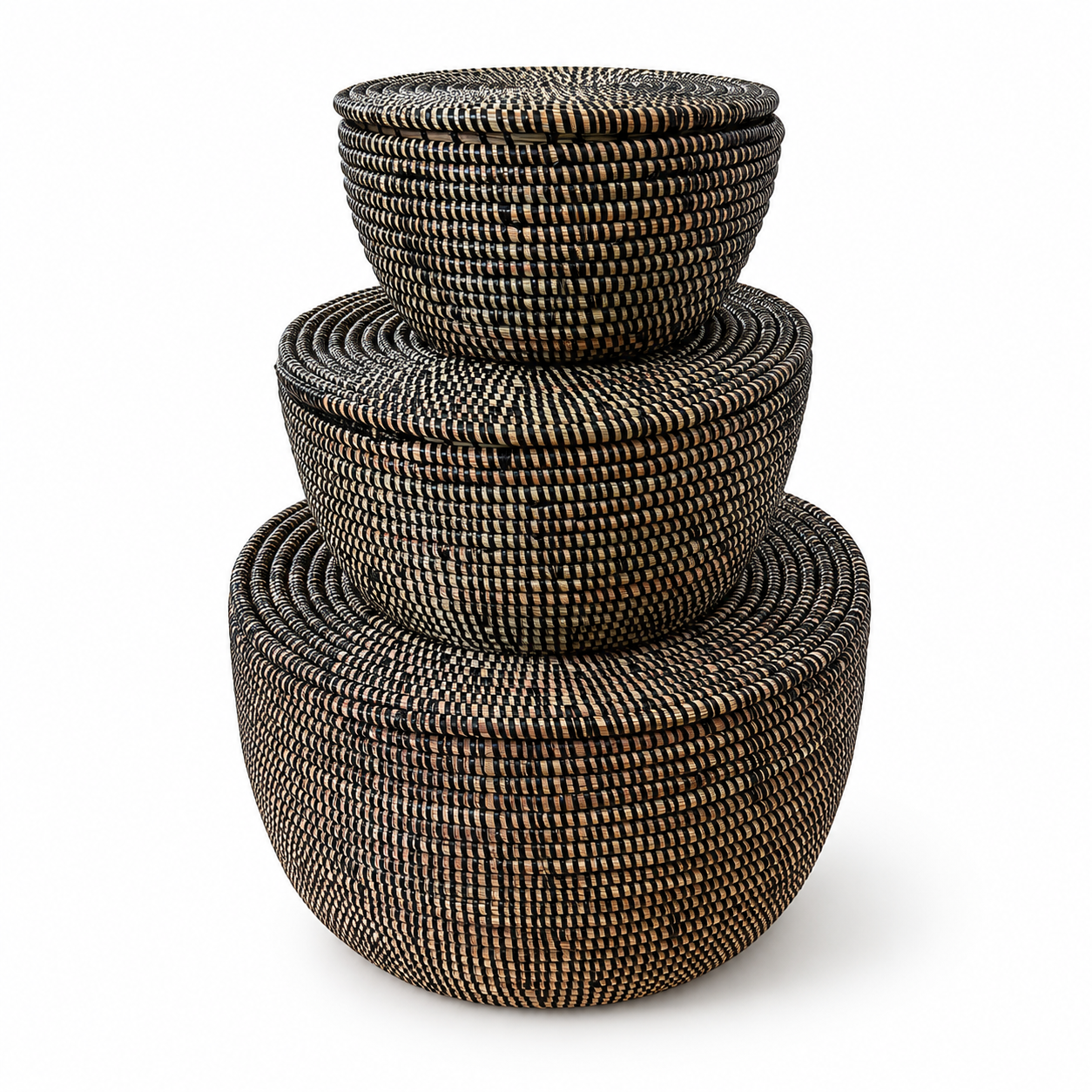 Storage baskets with lid