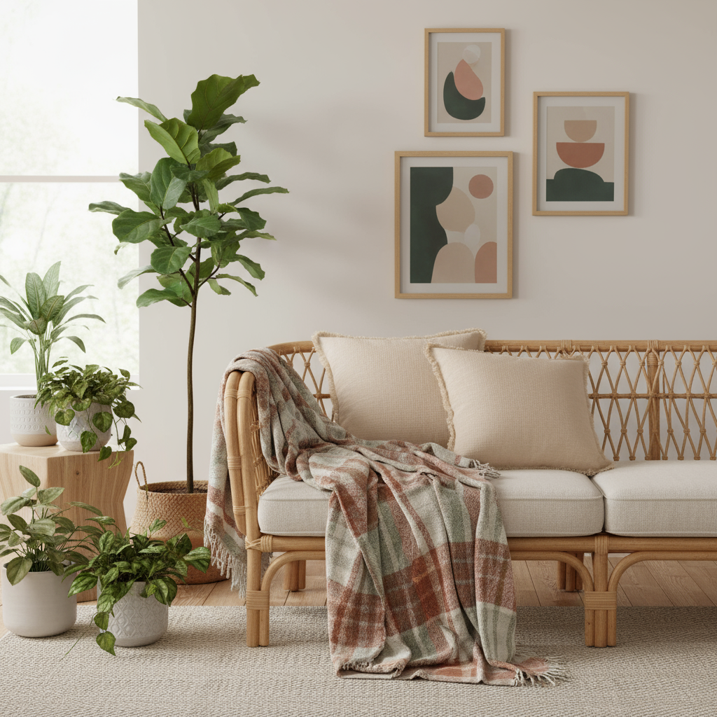 Pakke med 2 pudebetræk: 50x50 cm: Natur