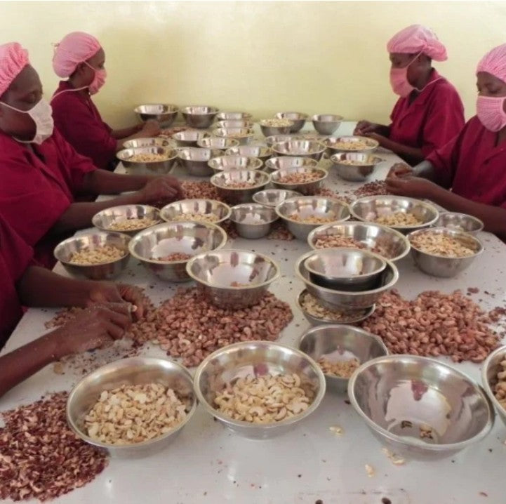 Cashewnødder, saltede fra Burkina Faso