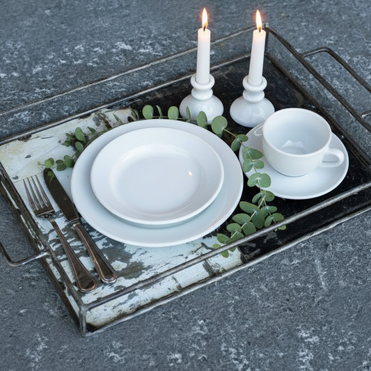 Bakker, Upcycled fra olietønder, str. M, Black & White, Burkina Faso