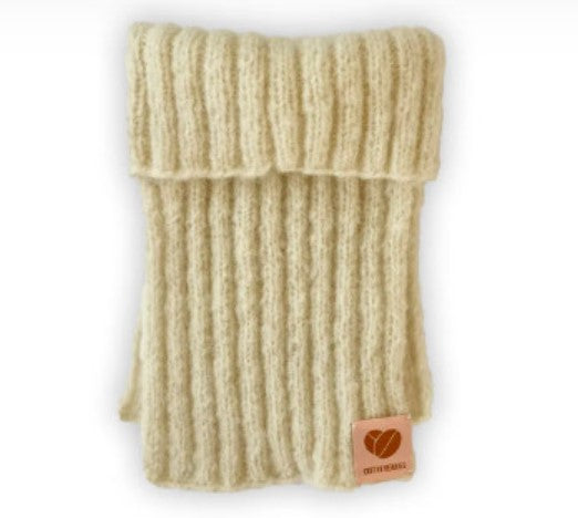 Coffee Beanie, Neckwarmer (Halsedisse) in wool, Several colors, Burundi