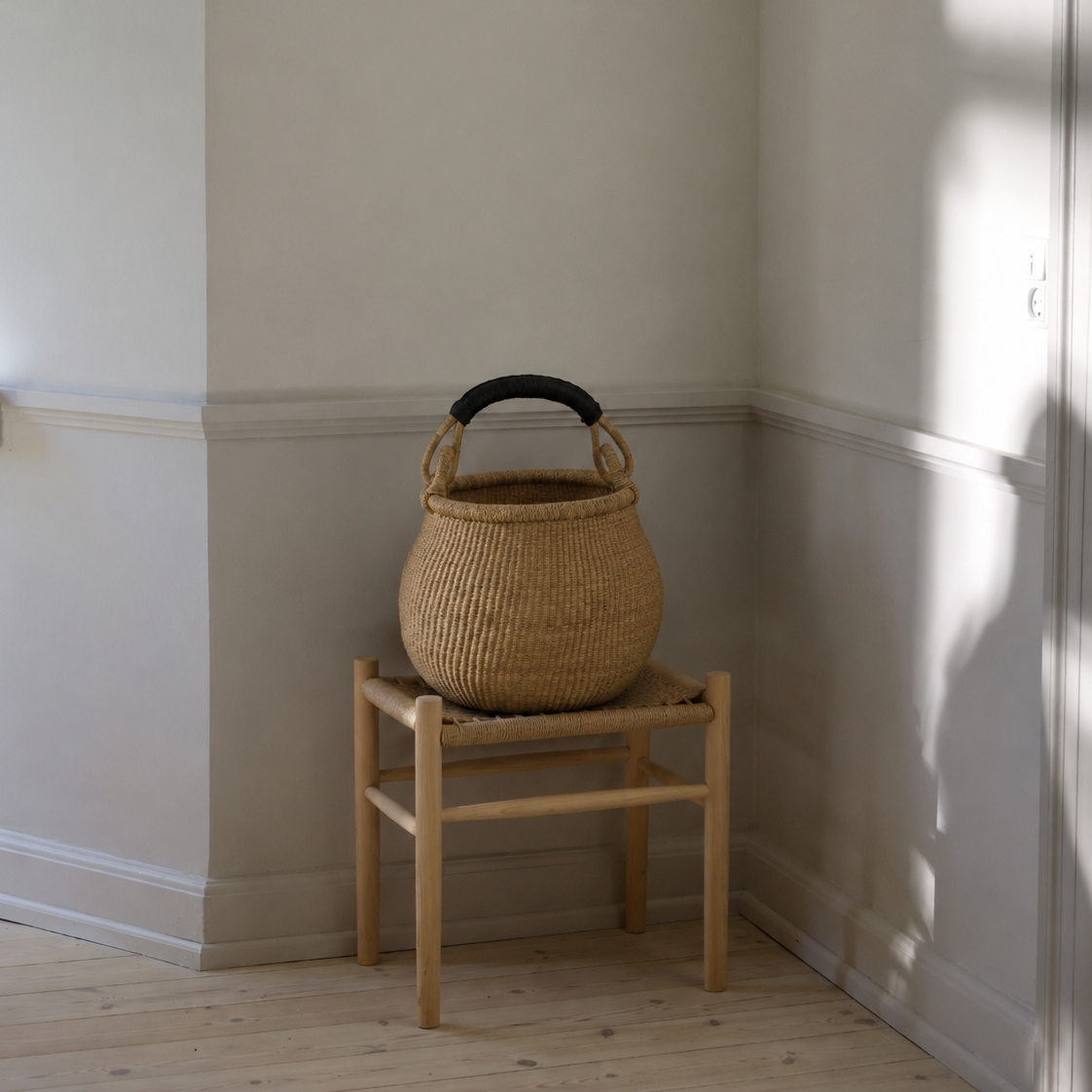 Pot basket, natur